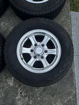 バリ山【215/70R15】PCD 139.7-6穴ヨコハマアイスガード2021年30週目　wedsホイール　センターキャップ付き_画像5