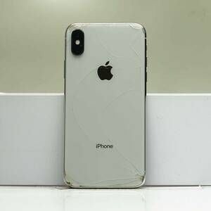 iPhone X 256GB シルバー MQC22J/A SIMフリー 訳あり品 中古本体 白ロム ②