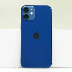 iPhone 12 mini 128GB ブルー MGDP3J/A SIMフリー 訳あり品 中古本体 白ロム