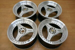 I 1138【希少】RAYS VOLK C-ULTRA　PCD114.3　9J+24　専用スペーサー欠品　( 現状　PCD100 9J+50?位　(LM-GT1 GT2