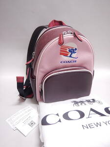  unused #COACH Coach rucksack CF380 backpack * ski PVC#