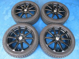 中古4本スタッドレスホイールセット　アウディ　A３・VW　ゴルフなど・SPARCO　１７インチ　ピレリ　アイスアシンメトリコプラス　