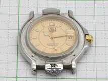 1円【 タグホイヤー TAG HEUER 】 WH1253-K0 プロフェッショナル 本体のみ ベゼルなし GP/SS クォーツ デイト ボーイズ 新着 91125-1_画像5