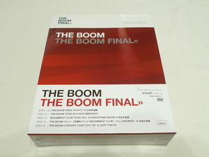 未開封★　THE BOOM FINAL ～Premium Box～　DVD6枚組　よしもとネットショップplus予約限定販売品　★宮沢和史