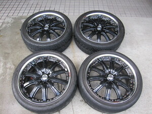 CRIMSON クリムソン　CLUB LINEA　L747　KING　LABEL　アルミホイール　22×9.5J　YOKOHAMA　PARADA装着　中古4本セット　レンジローバー等