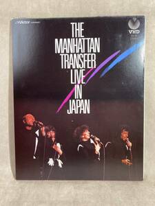 VHD THE MANHATTAN TRANSFER LIVE IN JAPAN マンハッタン・トランスファー ビデオディスク 日本公演 ジャズ JAZZ