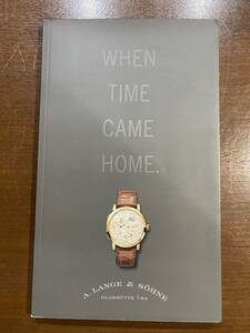 A.LANGE & SOHNE A.ランゲ&ゾーネ カタログ 2005年 2006年 全135P 