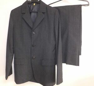 ★限定セール★ INED ウールスーツ 便利な3点セット ジャケット パンツスカート 背抜き 面接など グレー3（ML）一部難