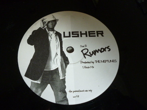 Usher / Rumors aka I Heard A Rumor 試聴可 PROMO12 レア音源 心地よくメロディアス! NEPTUNESプロデュース