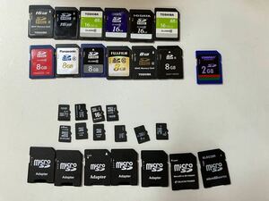SDカード　マイクロSDカード　アダプター　中古品