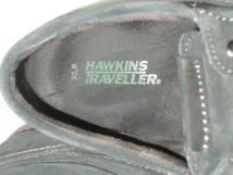 ★Hawkins/Travellers TR IT PLAIN スウェードウォーキングプレーントゥ US 8 ホーキンストラベラー HL81000 ネイビー_画像6