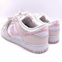 【未使用品】 NIKE WMNS DUNK LOW PAISLEY ナイキ ウィメンズ ダンク ロー スニーカー SOFT PINK ホワイト/ピンク US7.5-24.5cm 箱 タグ付_画像4