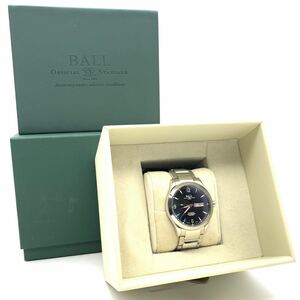 【美品】 BALL WATCH ボールウォッチ NM2026c 100M/330FT 黒文字盤 AT/自動巻 エンジニアⅡ オハイオ 腕時計 