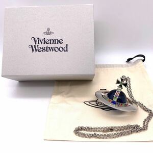 【未使用品】 Vivienne Westwood ヴィヴィアン・ウエストウッド ジャイアントオーブ ネックレス ペンダント 保存袋 タグ 箱