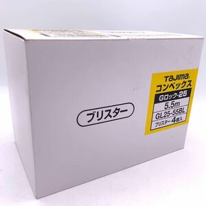 【未使用品/まとめ売り】 TAJIMA タジマ コンベックス G-ロック-25 5.5m GL25-55BL ブリスター4個セット 箱付き