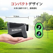 BOBLOV ゴルフ レーザー距離計 測定器 充電式 高低差測定 650ヤード対応 _画像5