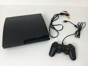 ●営KZ393-100 【通電確認済み】 プレイステーション3 PS3 CECH-3000A 本体 プレステ3 コントローラー付き ゲーム機