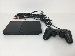 ●営SR585-80 【通電確認済み】 PlayStation2 本体　SCPH-90000 / チャコールブラック PS2 プレステ2 コントローラー