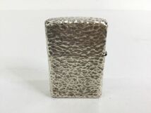 ●営KZ314-60-M　zippo スターリングシルバー 5面 ハンマートーン 純銀 STERLING SILVER 2015年製 喫煙具_画像4