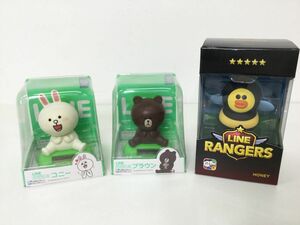 ●営SA056-80【未使用品】LINE のほほん族 コニー/ブラウン TAKARA TOMY LINE RANGERS HONEY