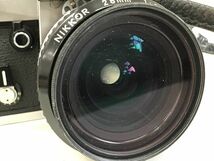 ●営KZ351-60　Nikon F2 Nikon NIKKOR 28ｍｍ 1:2.8 ニコン 一眼レフ フィルムカメラ_画像9