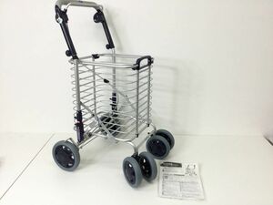 ●営ST409-160【取扱説明書付き】WIRE CART　ワイヤーカート　シルバーカー　歩行補助