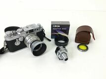 ●営ST404-60　ライカ Leica DBP Ernst Leitz レンジファインダー NHAYCTAP-50 1:3.5 F=5cm カメラ_画像1