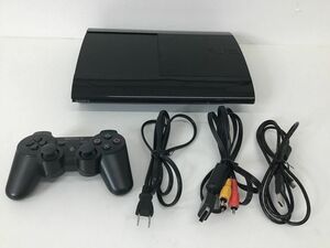 ●営KZ395-100　【通電確認済み】　SONY ソニー PS3本体 500GB CECH-4300C チャコールブラック プレステ3 コントローラー CECHZC2J　