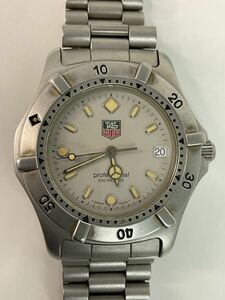 営SR750-60◆ 【電池交換済み・稼働品】タグホイヤー TAG HEUER プロフェッショナル 200M シルバー WE1111-R 腕時計 