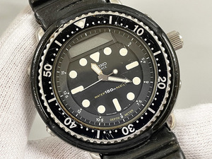 SEIKO セイコー H558-5000 ダイバーモデル 不動 修理前提品 デジアナ文字盤 3針 メンズ クオーツ 腕時計