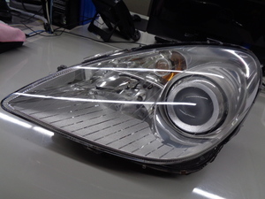 ◎ベンツ　SLK/R171　左ヘッドランフAssy　HID　キセノン　右H　1718203961 2007年　SLK280　DBA-171454　左キセノンヘッドランプAssy