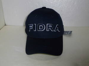 定価3850円 未使用 FIDRA ゴルフ キャップ 紺　ネイビー (フィドラ ゴルフ 帽子　) 吸汗速乾