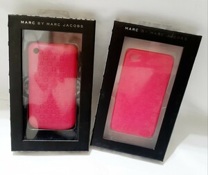 ◆1円〜スタート◆ MARC JACOBS マークジェイコブス iPhone iPhone 3G/3GS/4 第4世代 スマホケース 2個セット