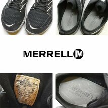 1点物◆メレルMERRELLビブラムソール黒スニーカー古着メンズ29.5レディースOKアメカジブランド90sストリート/スポーツシューズ中古370713_画像2