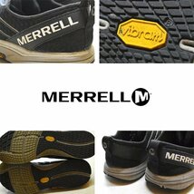 1点物◆メレルMERRELLビブラムソール黒スニーカー古着メンズ29.5レディースOKアメカジブランド90sストリート/スポーツシューズ中古370713_画像3