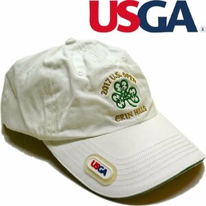 1点物◆全米ゴルフ協会USGA白ロゴ刺繍ベースボールキャップ帽子/古着メンズレディースOKアメカジブランド90sストリート/スポーツ野球370938