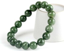 クロムダイオプサイド Chrome Diopside 透輝石 とうきせき ブレスレット Bracelet パワーストーン 玉サイズ16mm 天然石_画像1