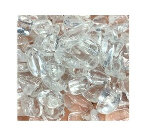 浄化 さざれ 高品質 風水 装飾 水タンク 500g 天然石 パワーストーン 7-9mm 人造 白水晶 クォーツ Quartz クリスタル Crystal