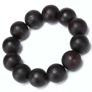 [EasternStar] international shipping Hainan . genuine . purple wistaria . rose wood Heart wood bracele amulet beads .. tree .20mm 12 sphere high density 