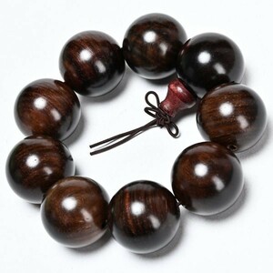 [EasternStar] international shipping la male re draw z wood bracele amulet beads .. tree .30mm 9 sphere 