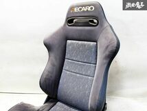 純正OP！売り切り！RECARO レカロ SR2 SR-2 セミバケット セミバケシート CT9A ランエボにて 底止め 右側ダイヤル BRZ インプレッサ 棚 R_画像2