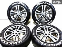 ●日産純正 E52 エルグランド 18インチ 7.5J +55 PCD114.3 5穴 225/60R18 スタッドレス 4本 セット アルファード ヴェルファイア ミニバン_画像1