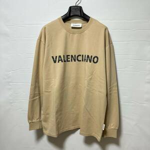 新品 VALENCIANO by KELME 21年秋冬オーバーサイズロゴ 長袖Tシャツ 定価 8,250円 L 送料230円〜 メンズ ゆったり ヴァレンシアーノ ケレメ