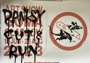 バンクシー 公式展「CUT&RUN」 オフィシャルポスター banksy