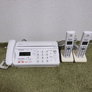 Panasonic おたっくす FAX電話機 KX-PW308-W パナソニック 子機2台