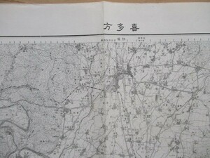 ce1129　5万分1地図　喜多方　福島県　昭和9年　大日本帝国陸地測量部