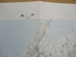 ce1167　5万分1地図　金沢　石川県　昭和46年　国土地理院