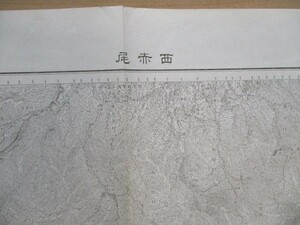 ce1173　5万分1地図　西赤尾　富山県　石川県　岐阜県　大正2年　大日本帝国陸地測量部