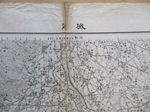 ce1174　5万分1地図　城端　富山県　石川県　昭和5年？　参謀本部