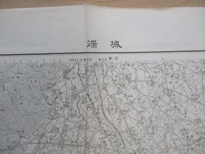 ce1177　5万分1地図　城端　富山県　石川県　昭和23年　地理調査所